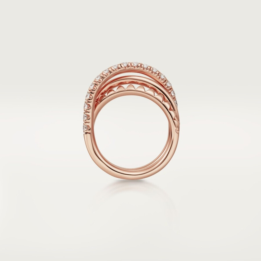 etincelle de cartier ring semi-paved