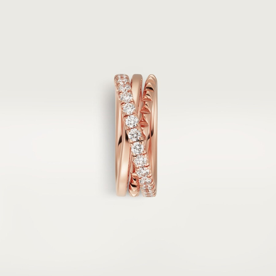 etincelle de cartier ring semi-paved