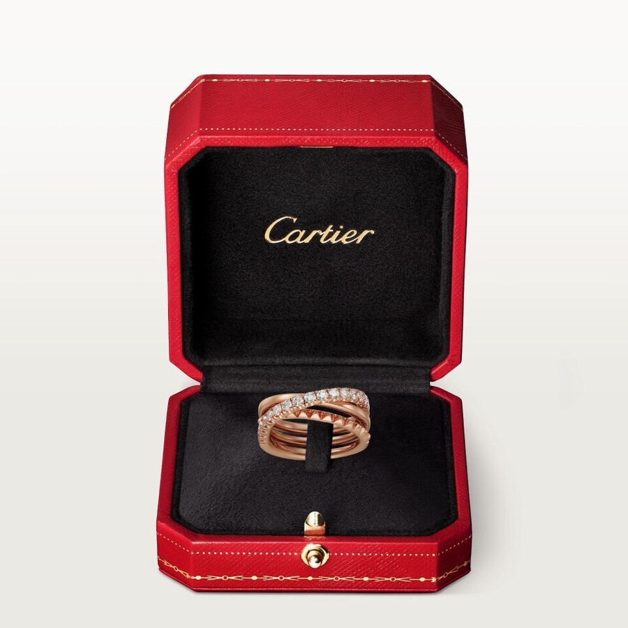 etincelle de cartier ring semi-paved