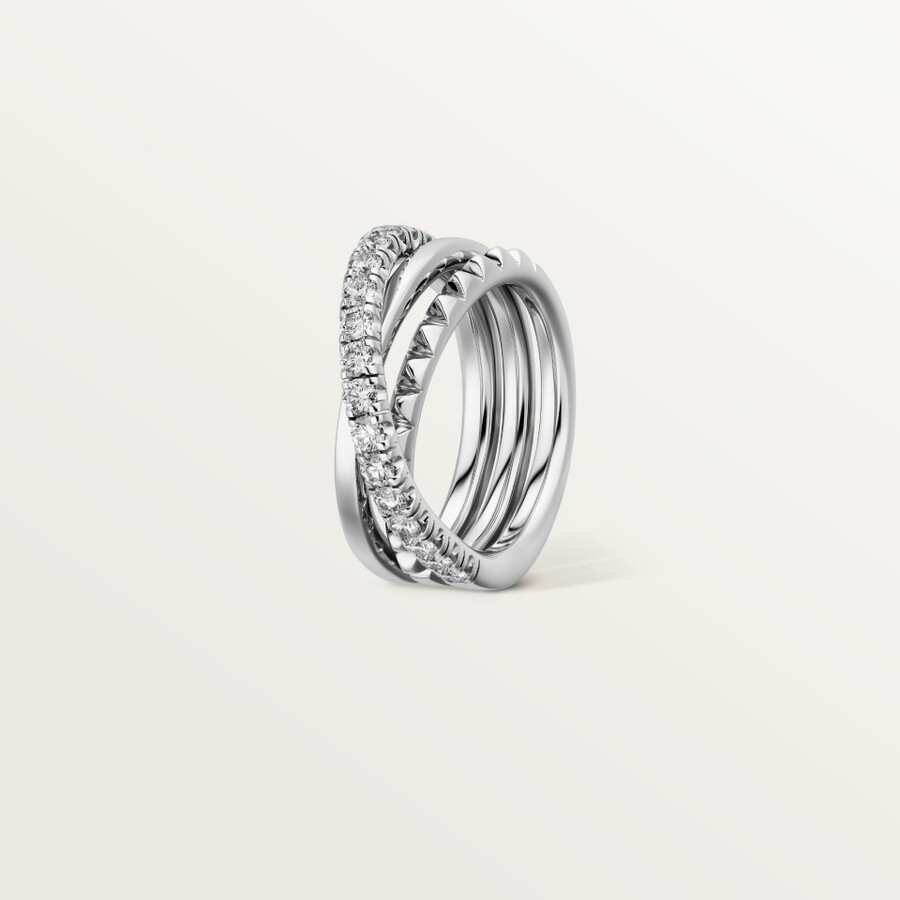 etincelle de cartier ring semi-paved