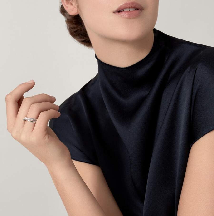 etincelle de cartier ring semi-paved