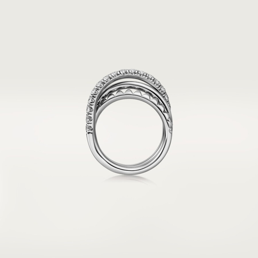 etincelle de cartier ring semi-paved