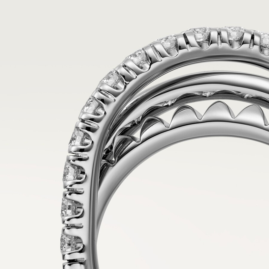 etincelle de cartier ring semi-paved