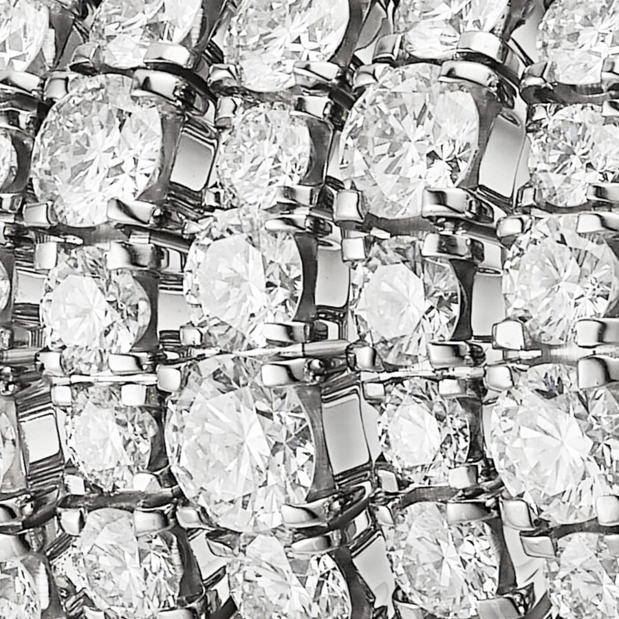 lignes essentielles ring brilliant-cut diamonds