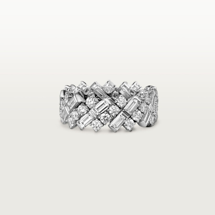 reflection de cartier wedding band diamonds