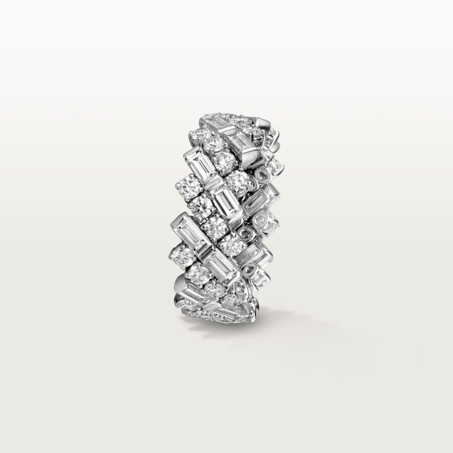 reflection de cartier wedding band diamonds