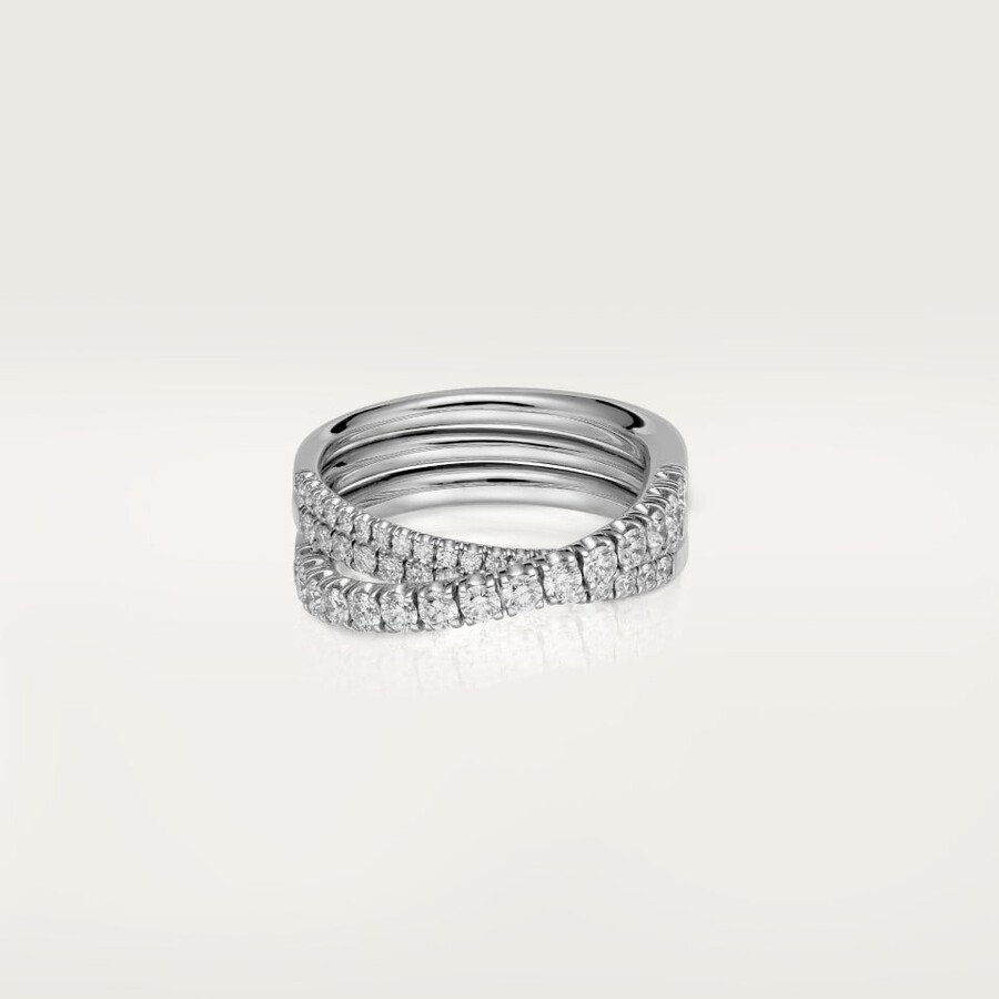 etincelle de cartier ring semi-paved