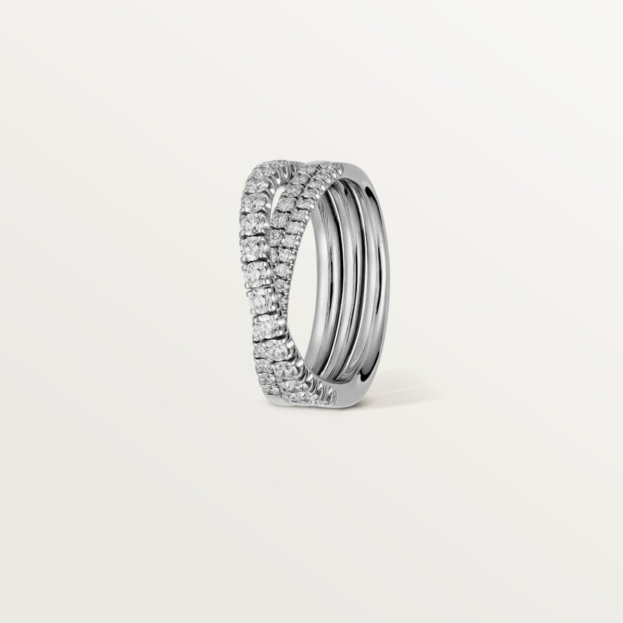 etincelle de cartier ring semi-paved