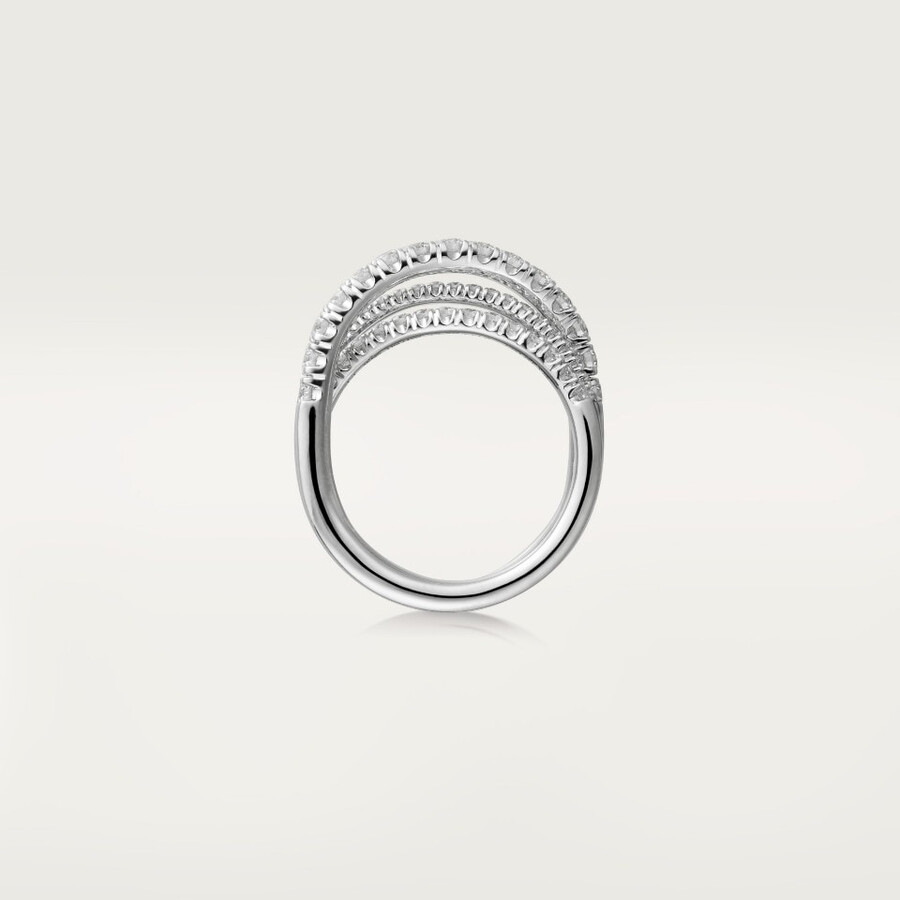etincelle de cartier ring semi-paved