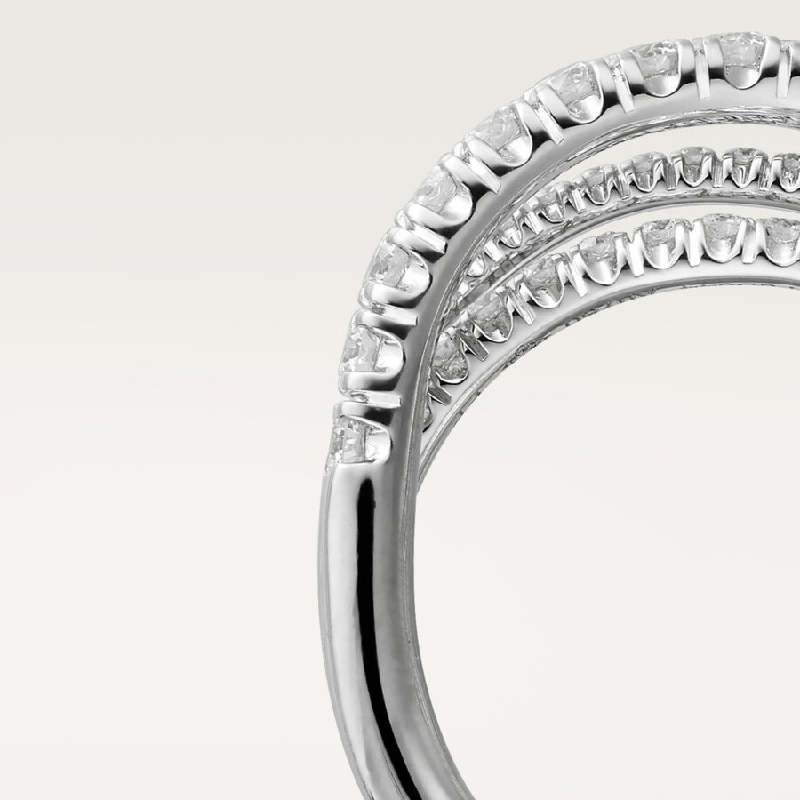 etincelle de cartier ring semi-paved