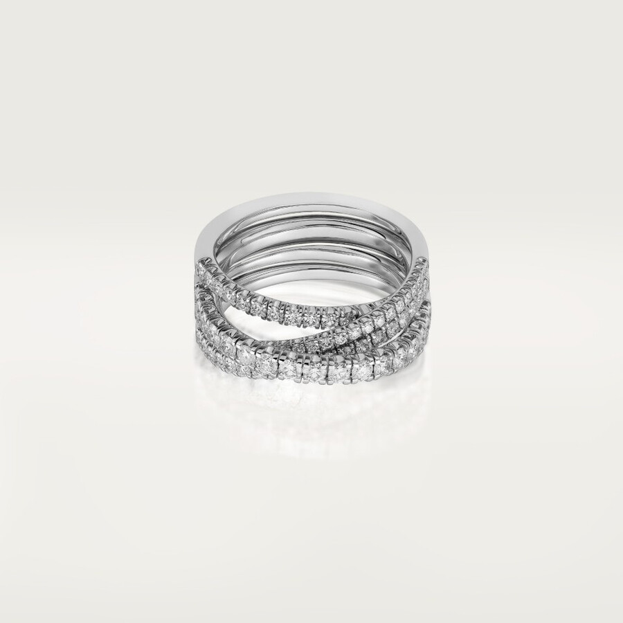 etincelle de cartier ring semi-paved