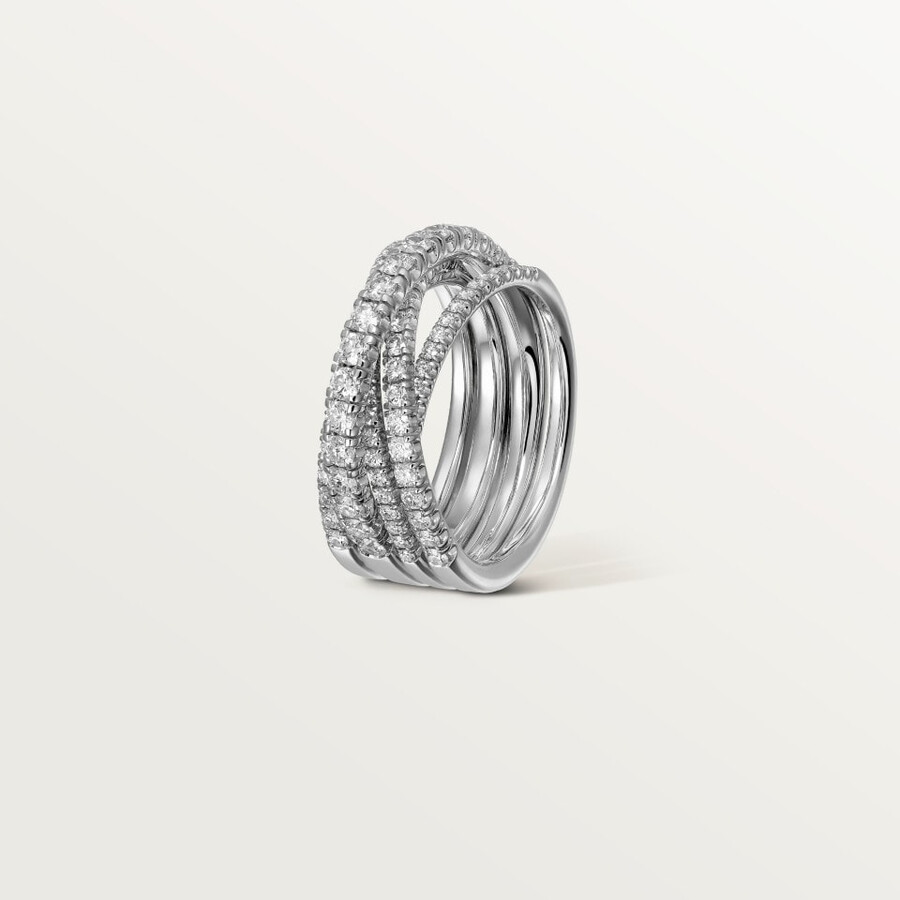 etincelle de cartier ring semi-paved