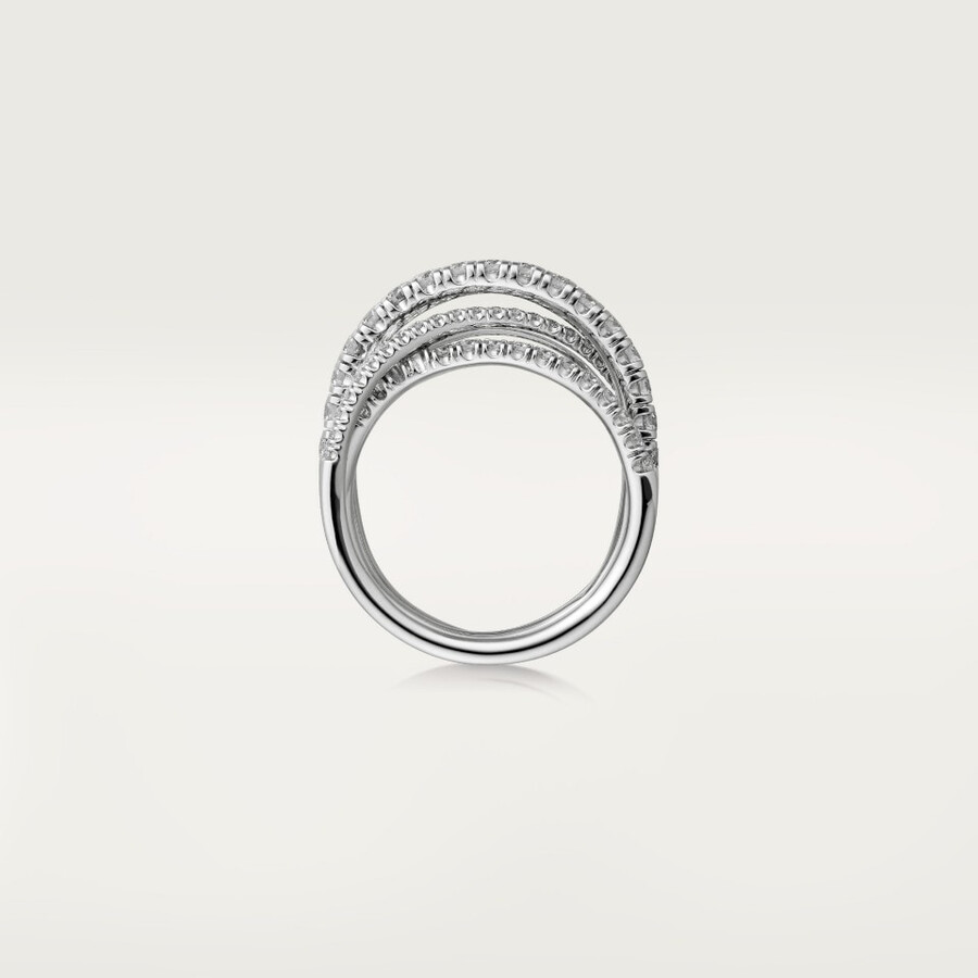 etincelle de cartier ring semi-paved