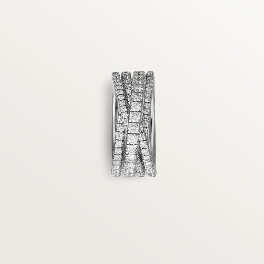 etincelle de cartier ring semi-paved
