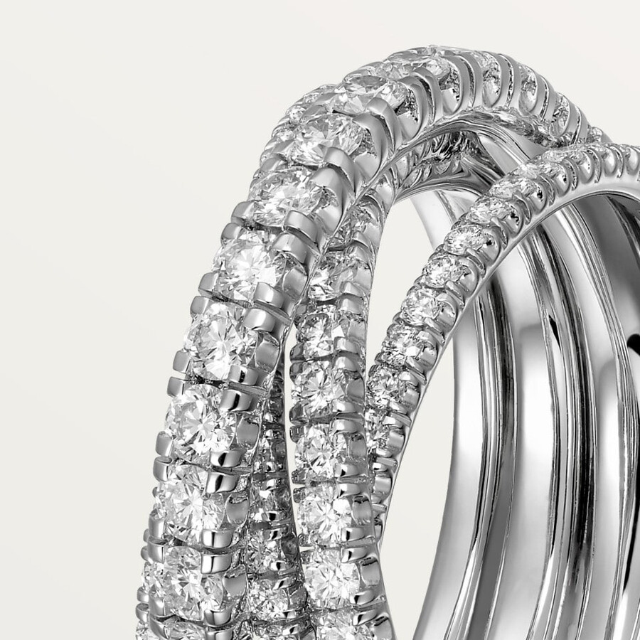 etincelle de cartier ring semi-paved