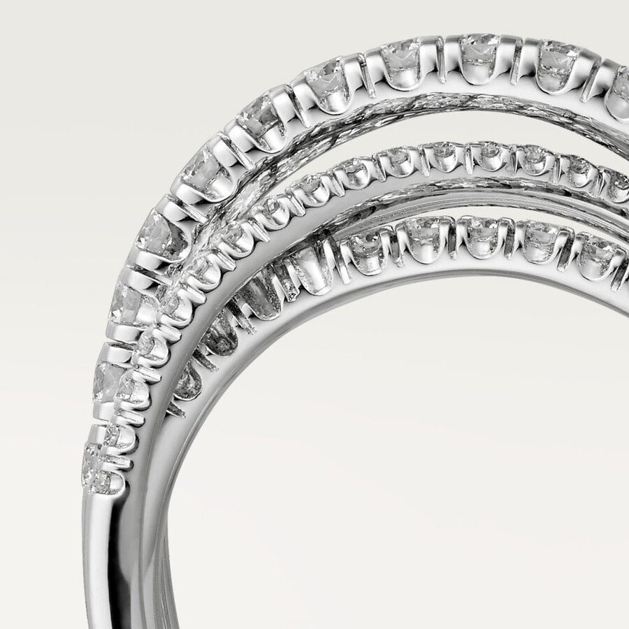 etincelle de cartier ring semi-paved