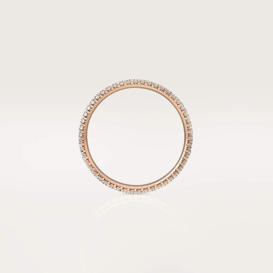 etincelle de cartier wedding band 1.5 mm width paved