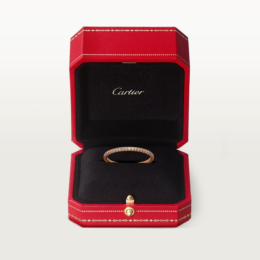etincelle de cartier wedding band 1.5 mm width paved