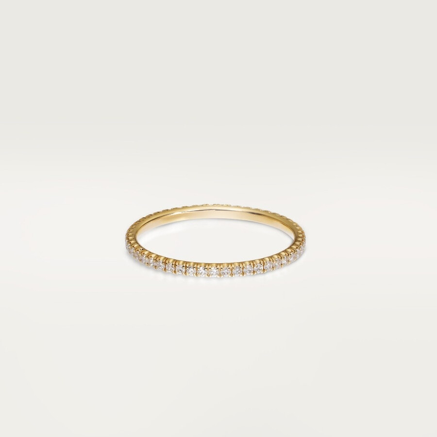 etincelle de cartier wedding ring width 1.5 mm paved