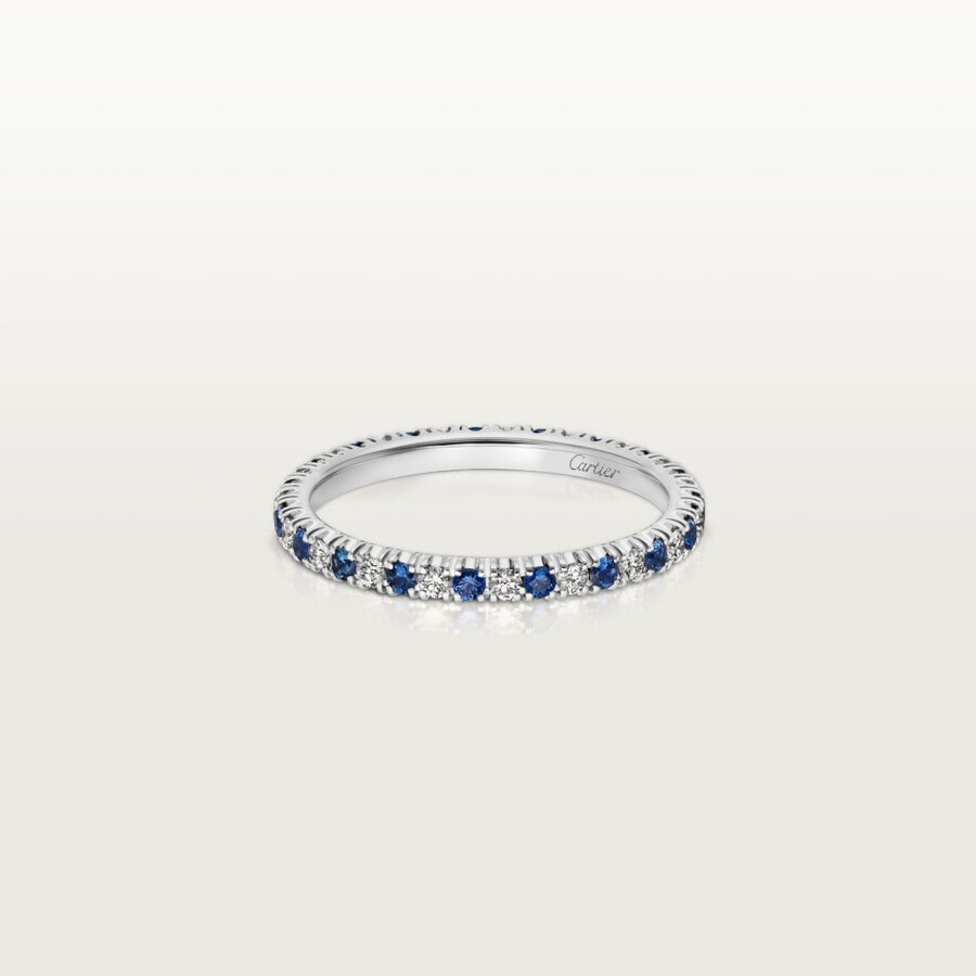 etincelle de cartier wedding band 2 mm width paved