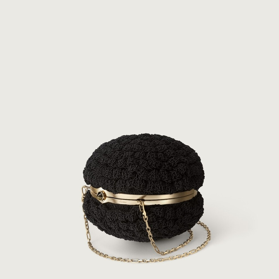 round crochet bag cartier soir