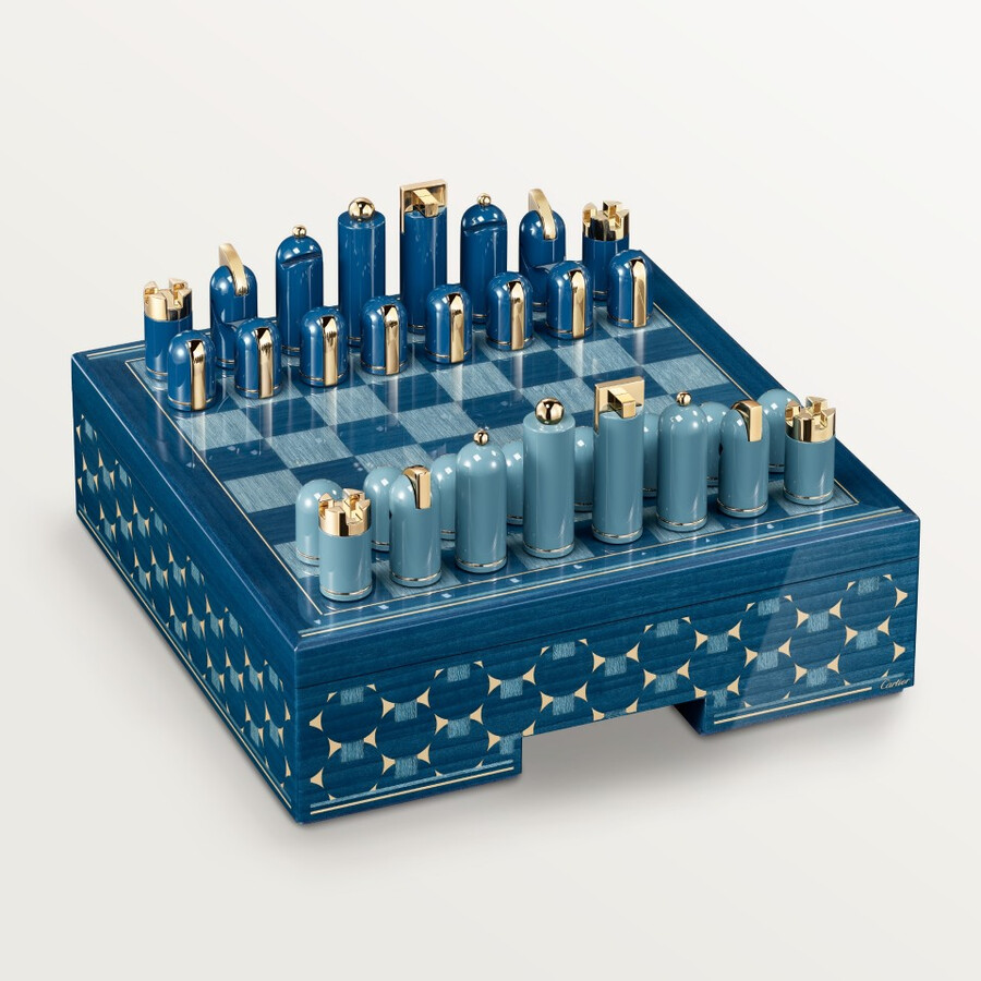 cartier géométrique chess set