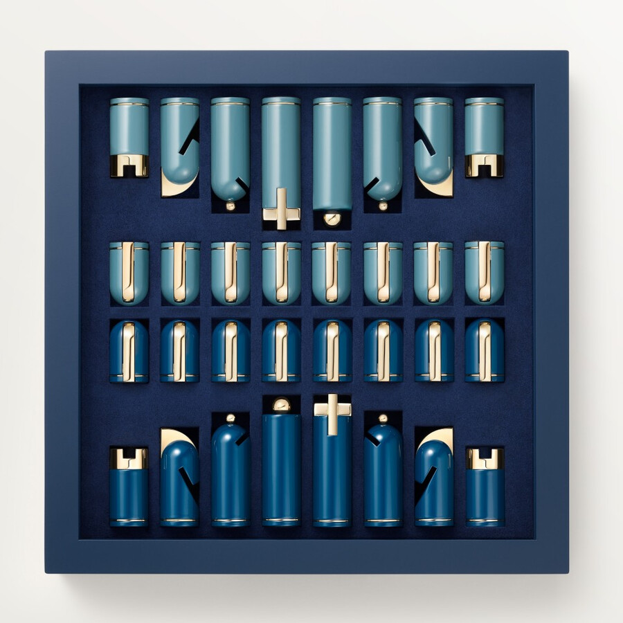 cartier géométrique chess set