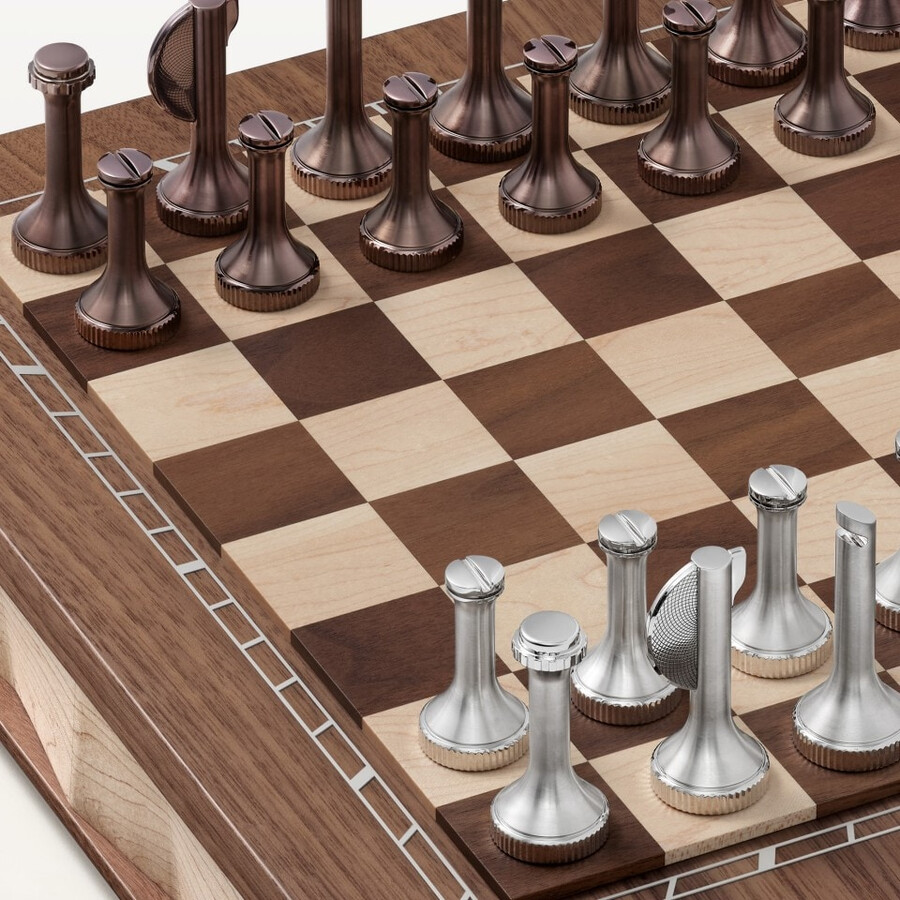 santos de cartier chess set
