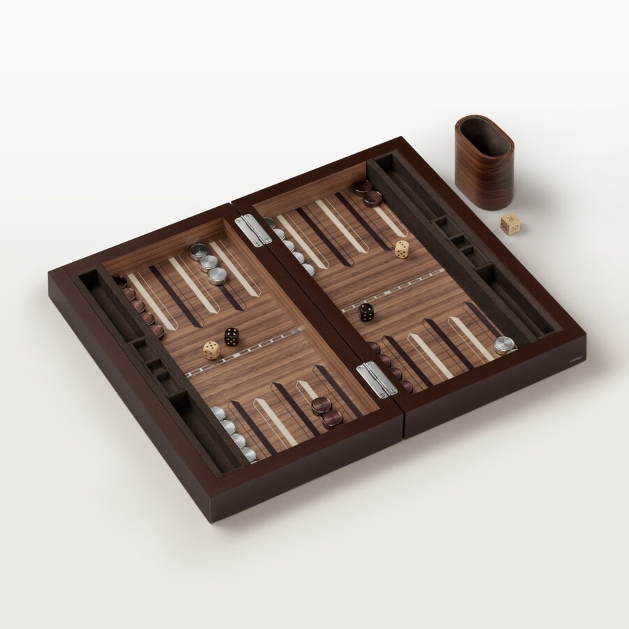 santos de cartier backgammon set