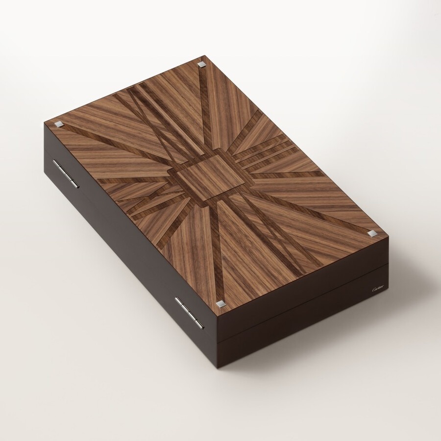santos de cartier backgammon set