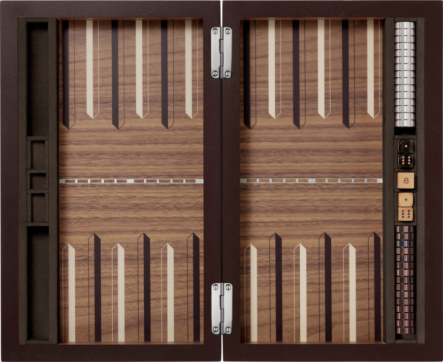 santos de cartier backgammon set