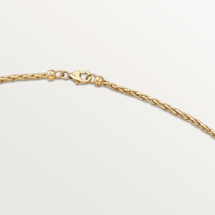 grain de café long necklace diamonds