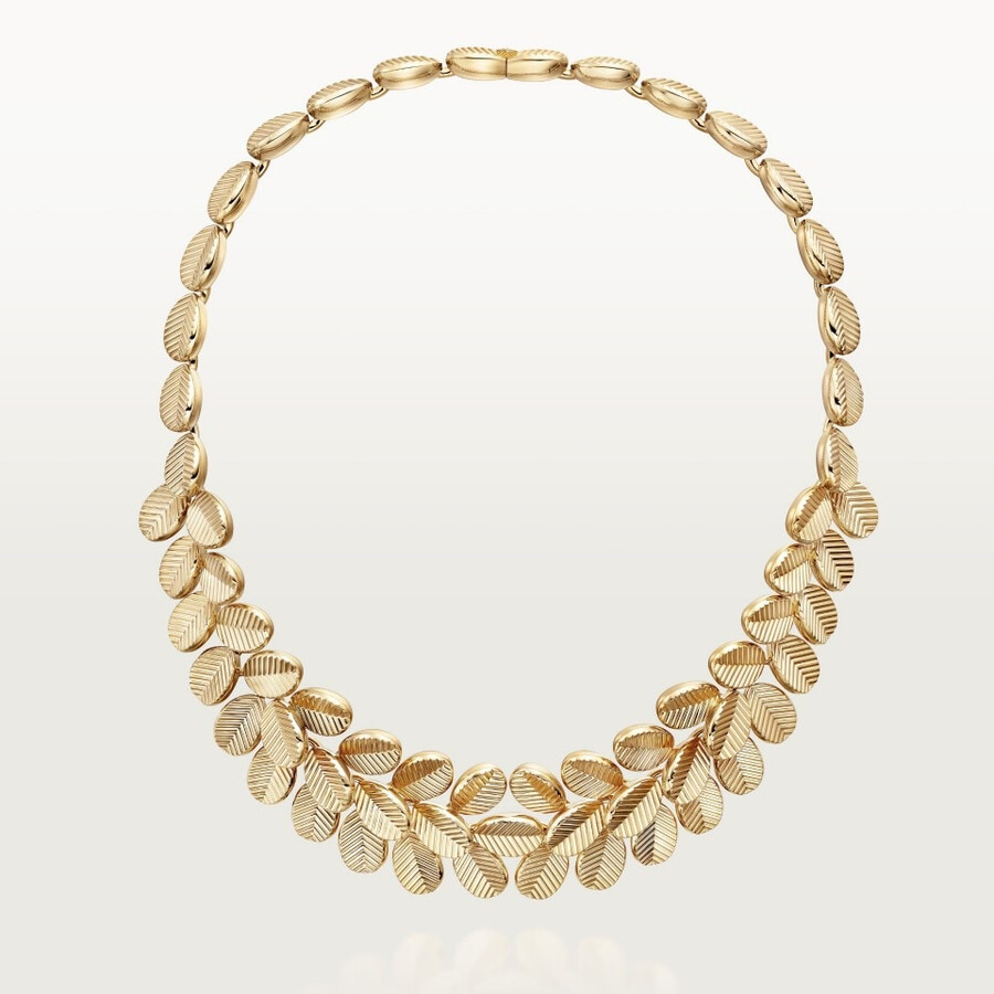grain de café necklace semi-paved