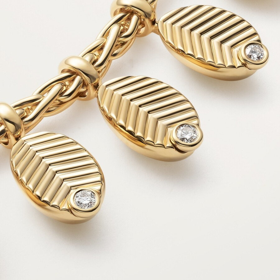 grain de café necklace semi-paved
