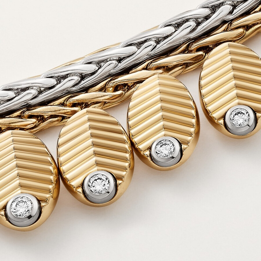 grain de café necklace diamonds