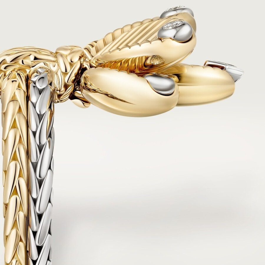 grain de café ring diamonds
