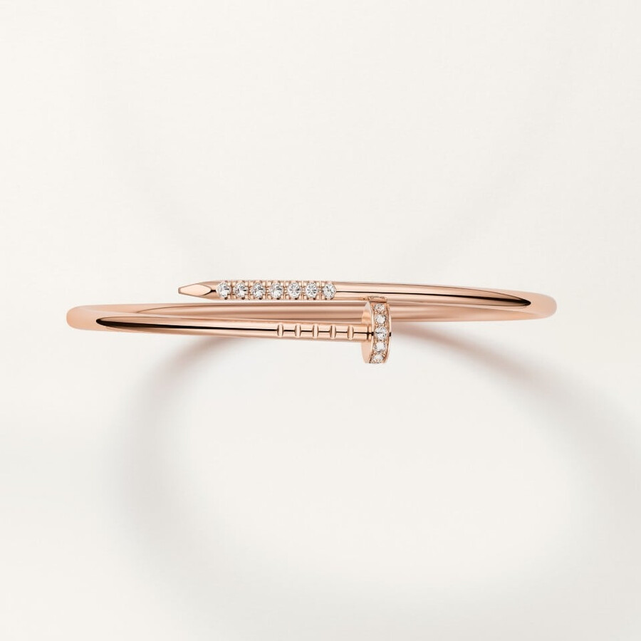 juste un clou bracelet small model reverse-set diamonds