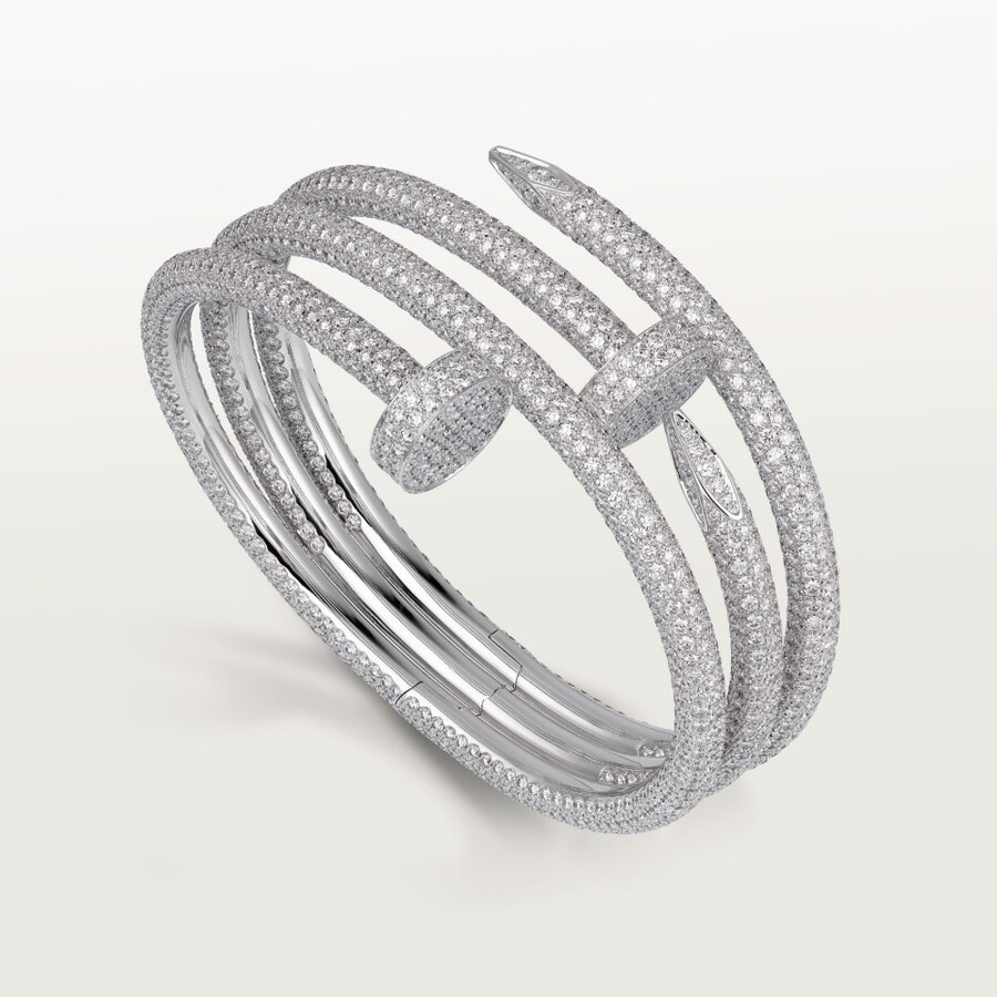 juste un clou bracelet double paved