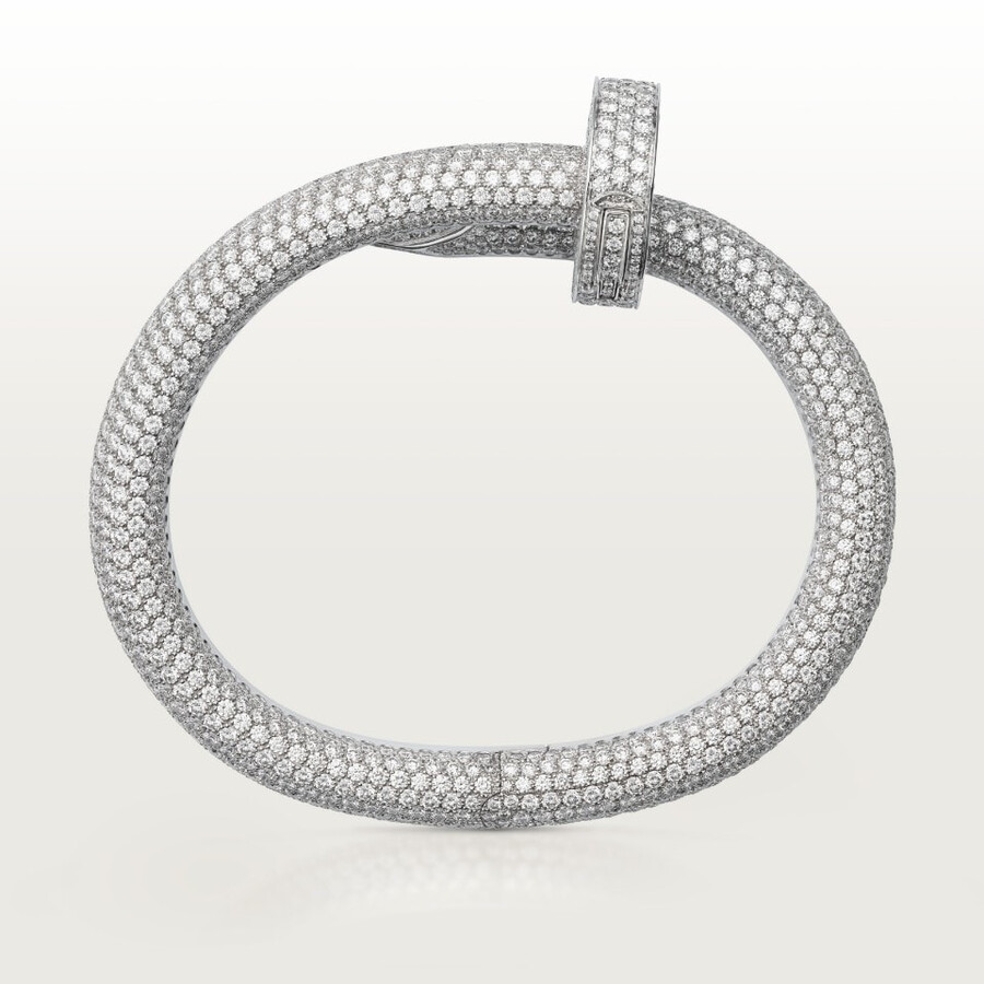 juste un clou bracelet extra-large model paved