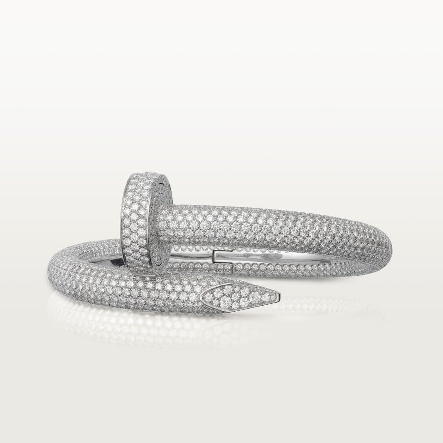 juste un clou bracelet extra-large model paved