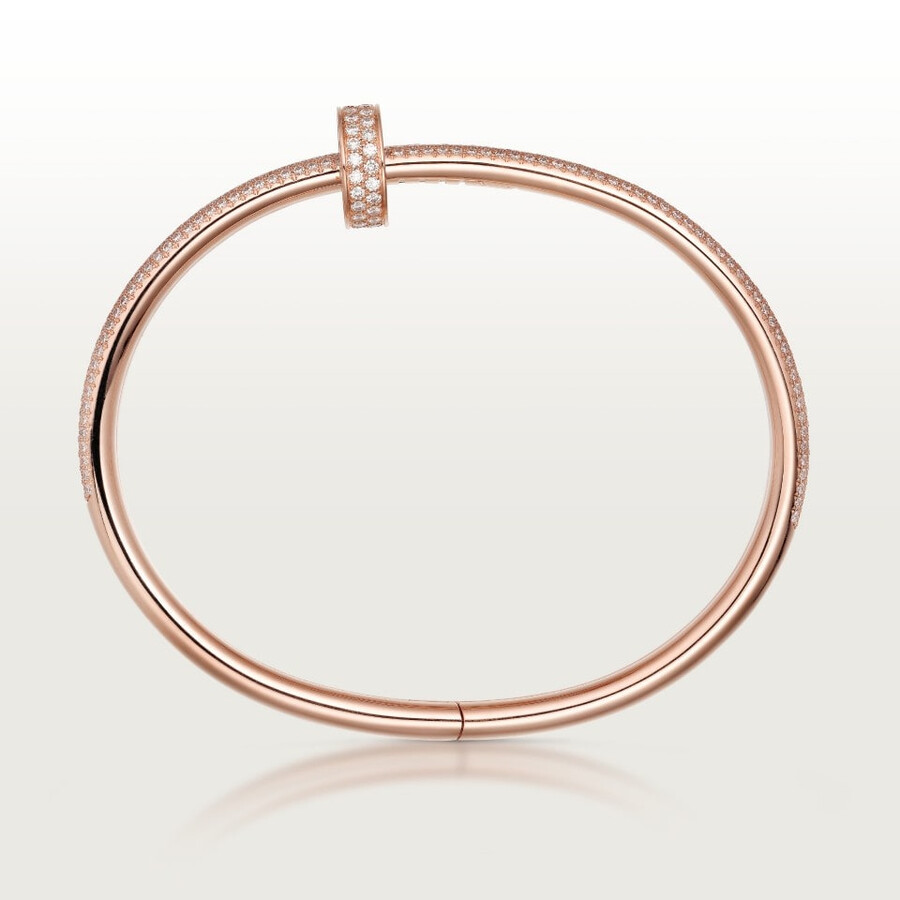 juste un clou bracelet double half-paved