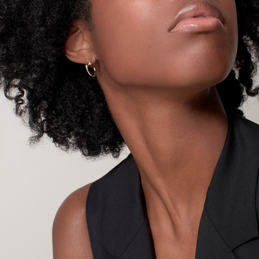 juste un clou hoop earrings small model