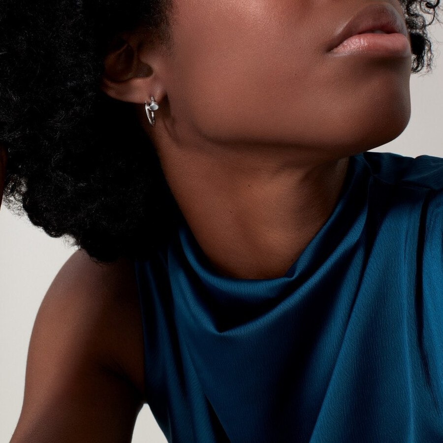juste un clou hoop earrings small model