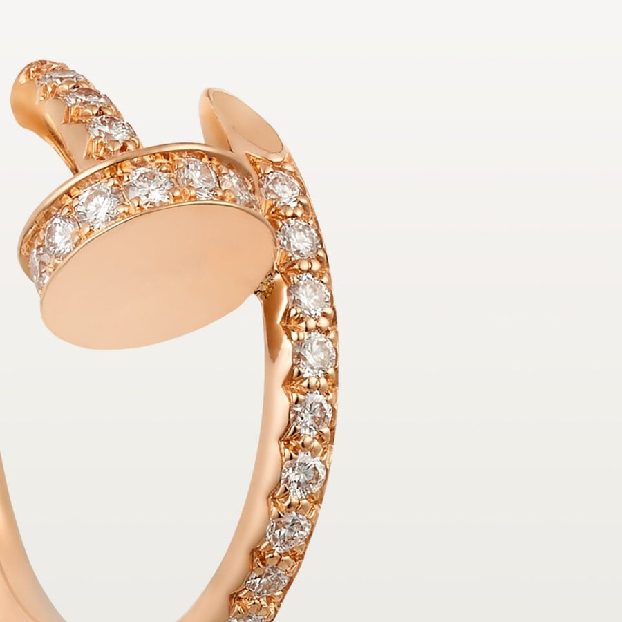 juste un clou hoop earrings small model paved