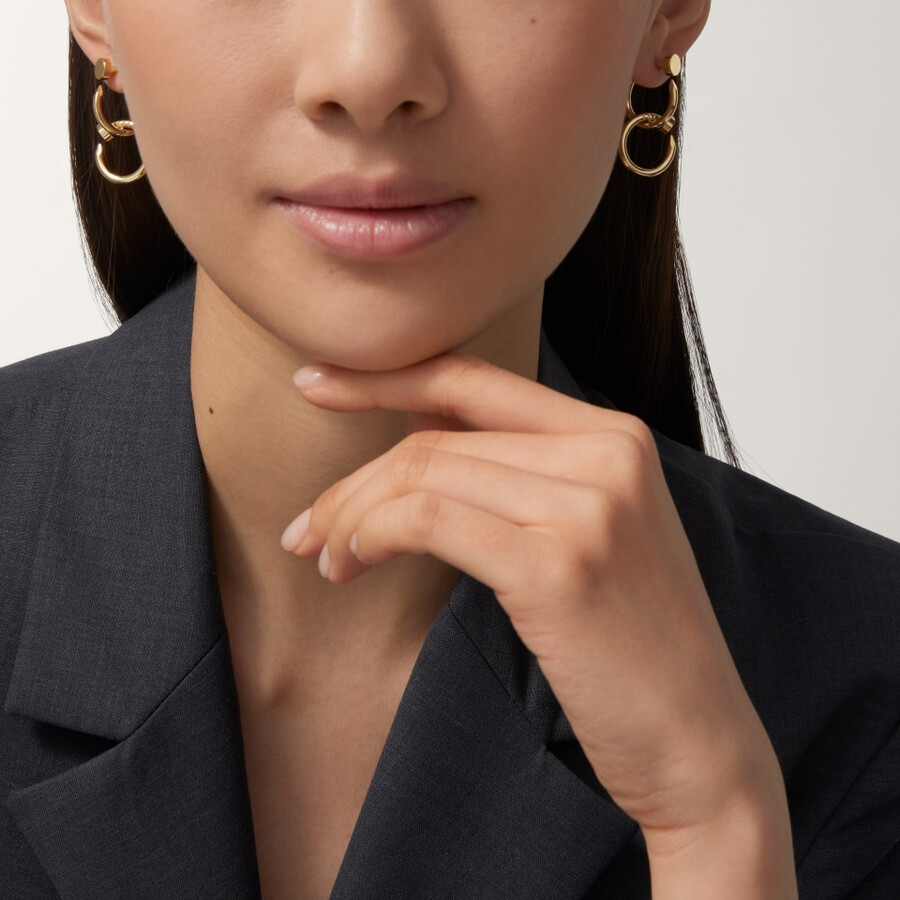 juste un clou earrings double