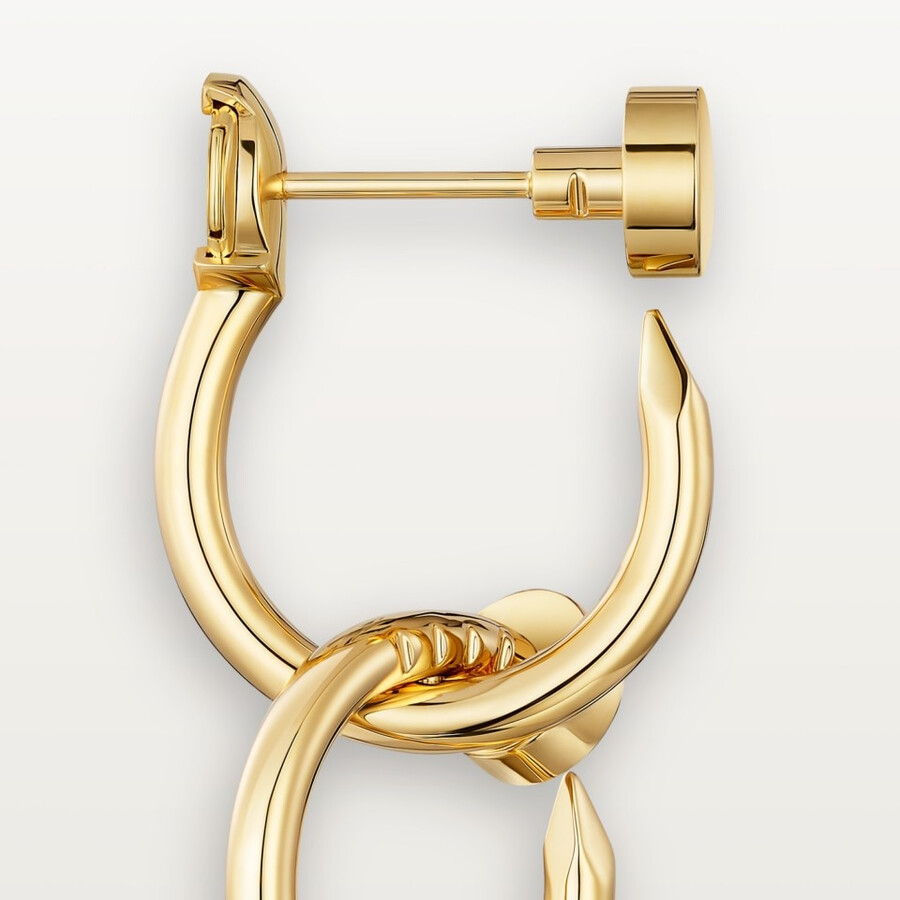 juste un clou earrings double
