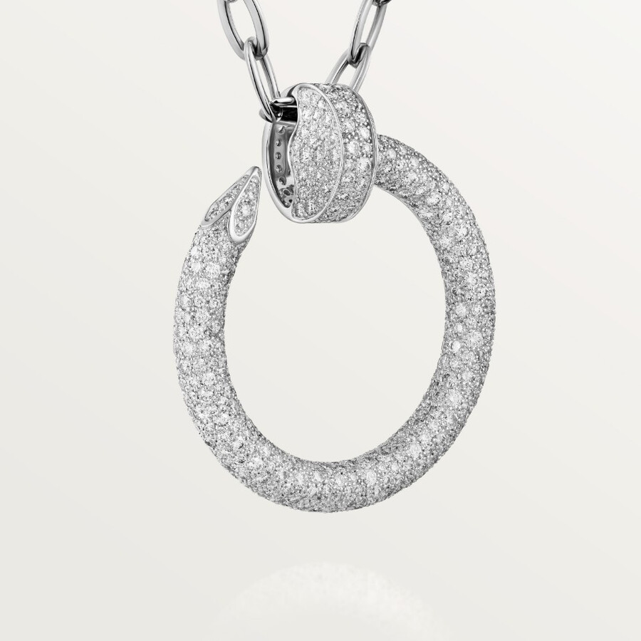 juste un clou long necklace multiwear extra-large model paved