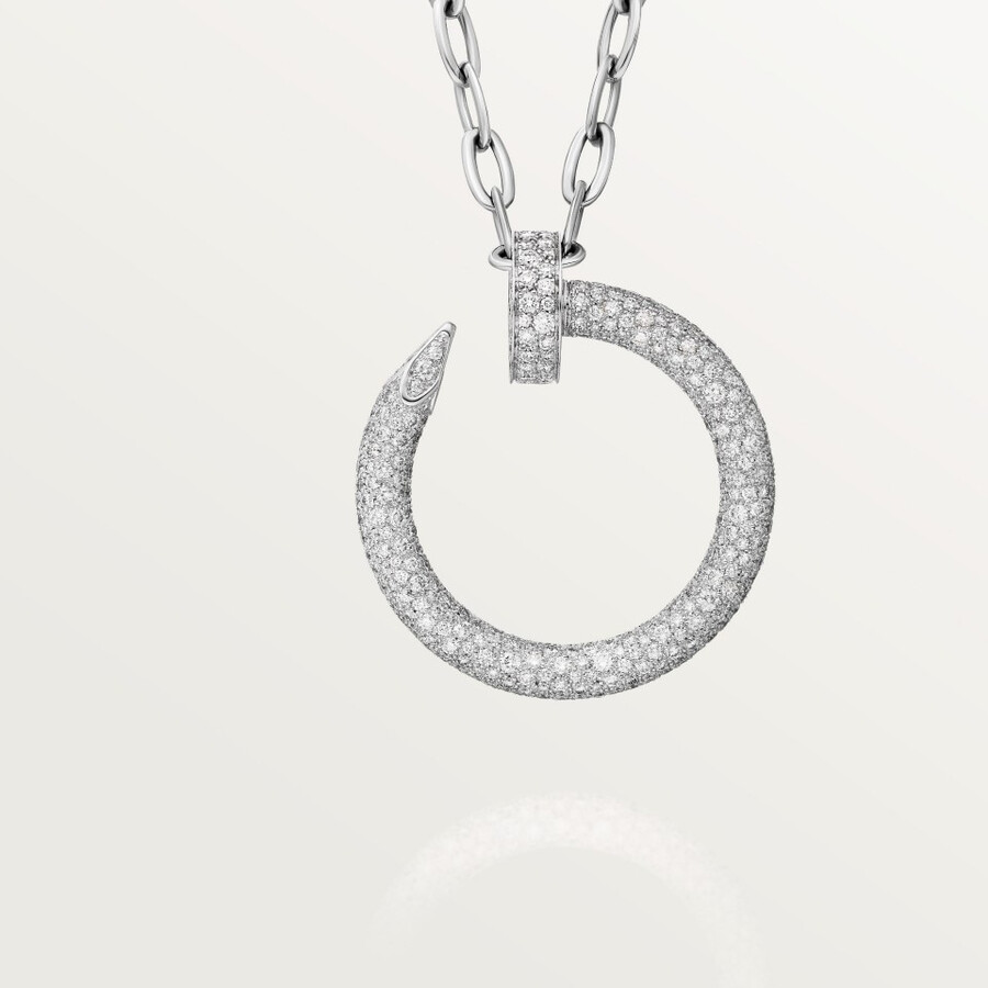 juste un clou long necklace multiwear extra-large model paved