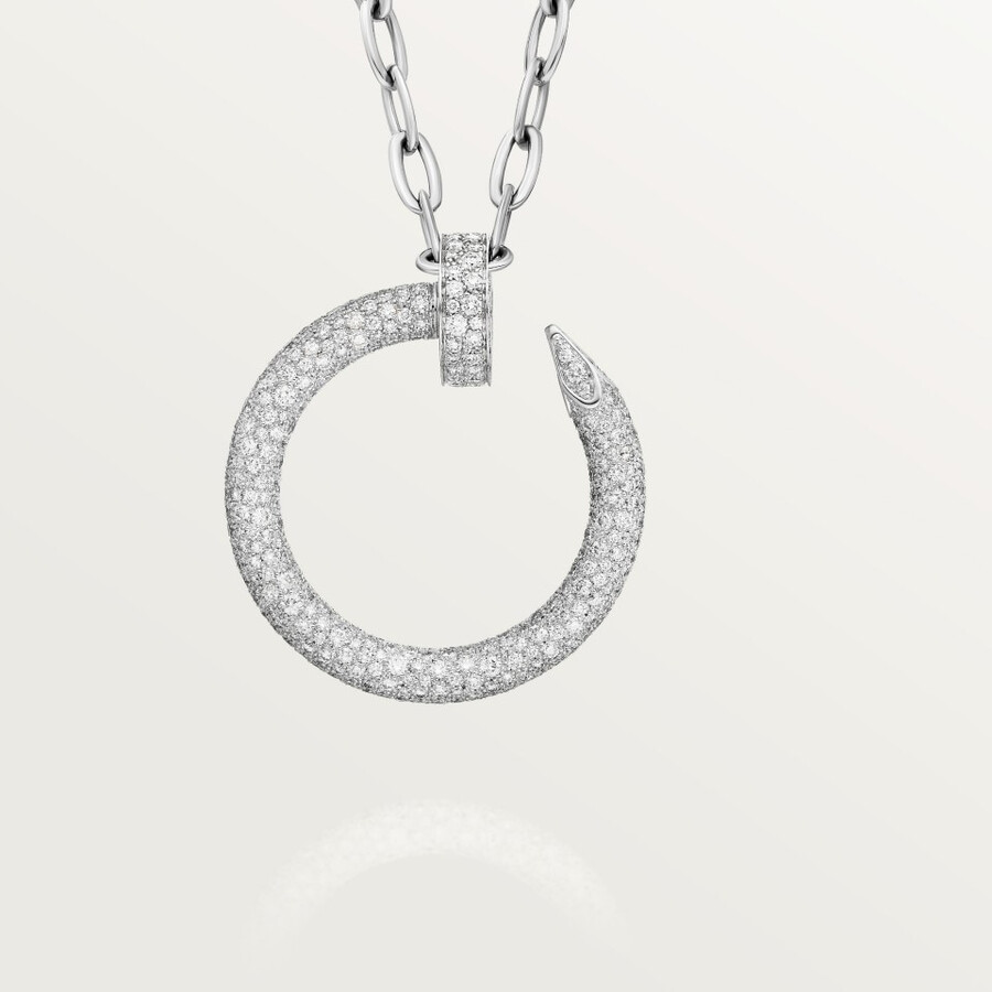 juste un clou long necklace multiwear extra-large model paved