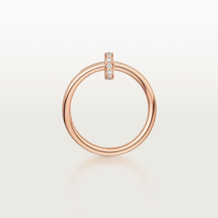 juste un clou ring double diamonds